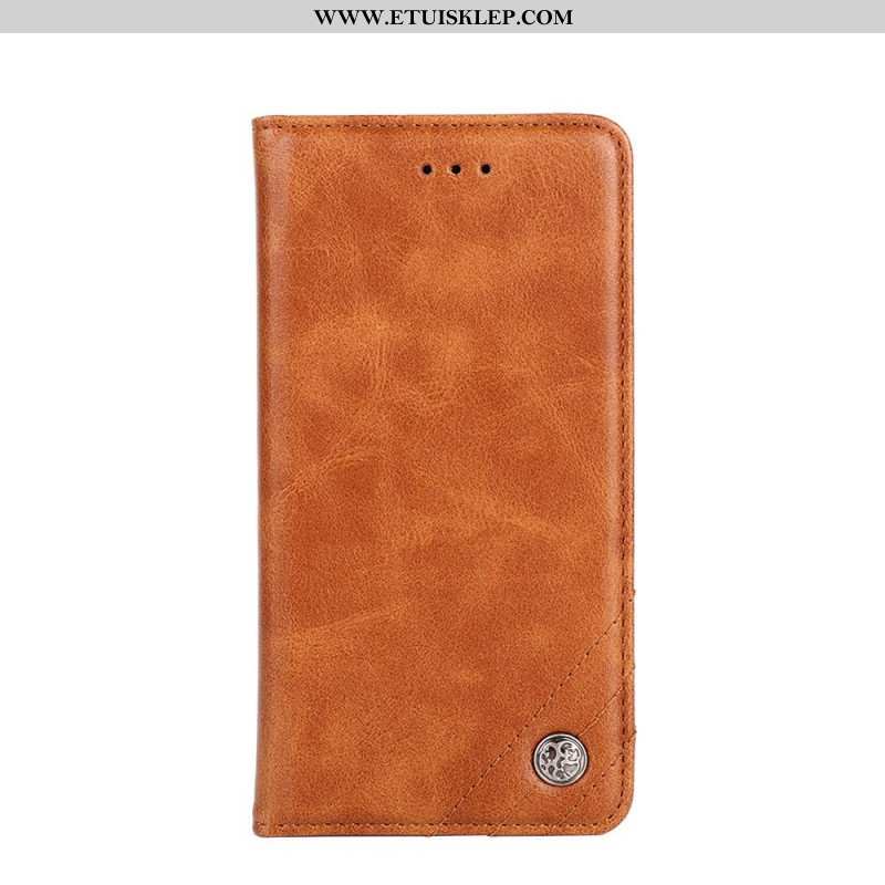 Etui Na Telefon do Google Pixel 6A Etui Folio Stylowy Skórzany Nit
